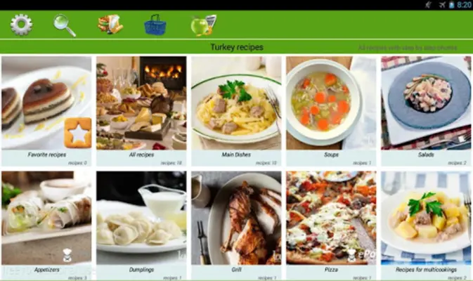 Turkey recipes android App screenshot 1